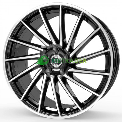 Diewe Wheels Briosa R20 W8.5 PCD5x112 ET45 DIA66.6 Nero S Machined