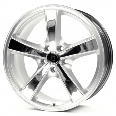 Diewe Wheels Trina R17 W7 PCD5x100 ET40 DIA63.5 Argentoinox