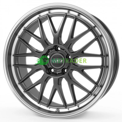 Dotz Bilbao R18 W8 PCD5x112 ET31 DIA66.6 GunMetal Polished Lip