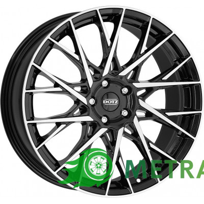 Dotz Fuji R18 W8 PCD5x108 ET45 DIA70.1 Dark Black Polished