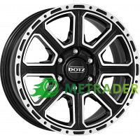 Dotz Kalahari R18 W8 PCD5x120 ET42 DIA65.1 Dark Black Polished