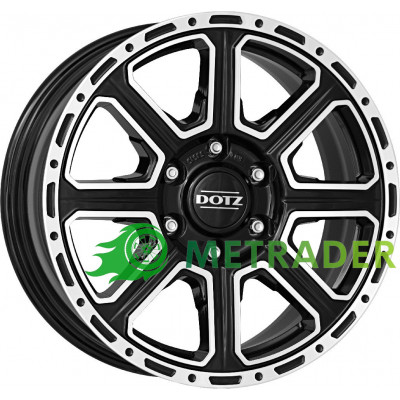 Dotz Kalahari R17 W8 PCD5x127 ET30 DIA71.6 Dark Black Polished