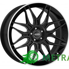 Dotz Longbeach R20 W9 PCD5x112 ET38 DIA66.6 Dark Black Polished Lip