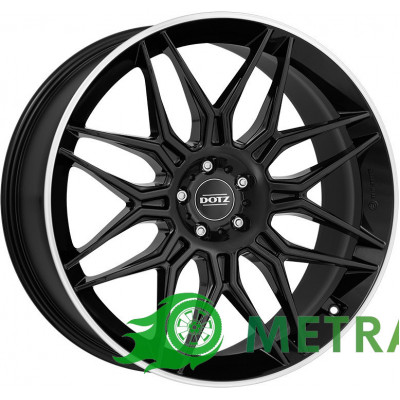 Dotz Longbeach R21 W9.5 PCD5x130 ET43 DIA71.6 Dark Black Polished Lip