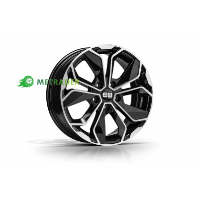 Elite Wheels EJ11 Vega R16 W6.5 PCD4x108 ET35 DIA67.1 Black