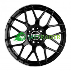 Elite Wheels EJ32 Elegance R17 W7.5 PCD5x112 ET35 DIA66.5 Black Lip Polished