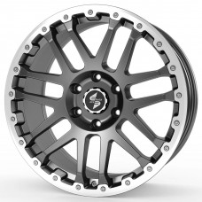 EtaBeta Combat CV R17 W8 PCD6x139.7 ET25 DIA106 Matt Anthracite Lip Cap Polish