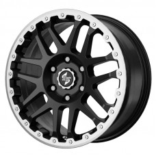 EtaBeta Combat CV R17 W7 PCD5x120 ET50 DIA65.1 Matt Black Lip Cap Polish