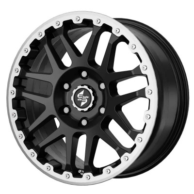 EtaBeta Combat CV R18 W8 PCD5x130 ET40 DIA84.1 Matt Black Lip Cap Polish