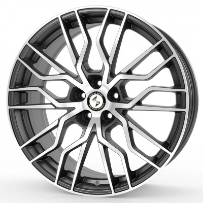 EtaBeta Medusa-K R23 W11 PCD5x130 ET30 DIA84.1 Matt Anthracite Full Polished