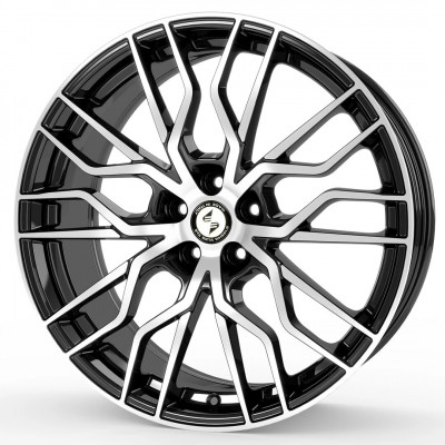 EtaBeta Medusa-K R23 W11 PCD5x130 ET30 DIA84.1 Shiny Black Full Polish