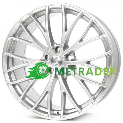 EtaBeta Piuma R18 W8 PCD5x120 ET30 DIA72.6 Silver Gloss