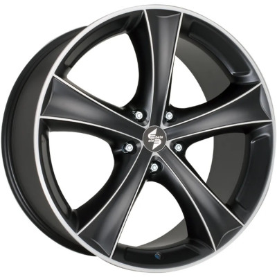EtaBeta Tettsut R18 W8.5 PCD5x120 ET45 DIA78.1 Matt Black Full Polish