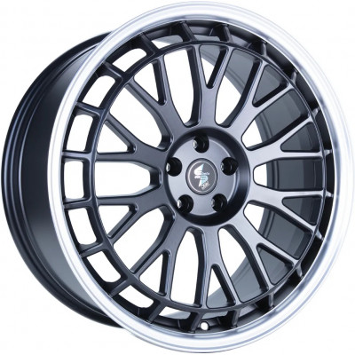 Etabeta Unit R21 W9.5 PCD5x112 ET50 DIA66.5 Matt Black Lip Polish