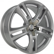 EtaBeta Uriel R22 W10 PCD5x130 ET45 DIA71.6 Silver Inox Cap