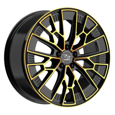 FondMetal 1972 R20 W10.5 PCD5x120 ET40 DIA72.5 Glossy Black Bronze Machined