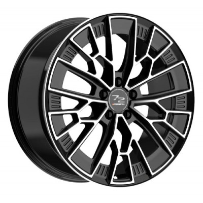 FondMetal 1973 Glossy Black Machined R21 W9 PCD5x112 ET26 DIA66.5