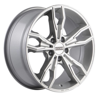 FondMetal Alke R19 W9 PCD5x112 ET42 DIA66.5 Glossy Silver