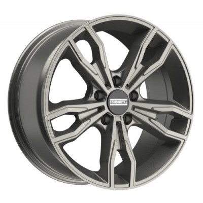 FondMetal Alke R19 W8 PCD5x120 ET45 DIA72.6 Glossy Titanium