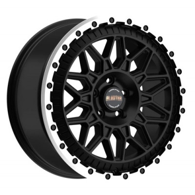 FondMetal Bluster R18 W8 PCD5x114.3 ET40 DIA75.1 Bluster Matt Black Machined Lip