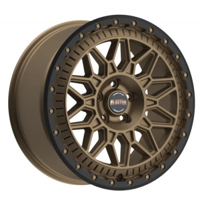 FondMetal Bluster R20 W9 PCD5x120 ET44 DIA65.1 Matt Braun Black Lip