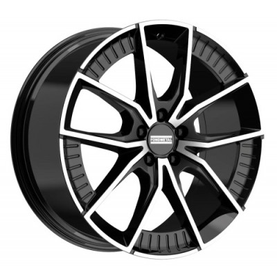 FondMetal Elatha R19 W8.5 PCD5x112 ET21 DIA66.5 Glossy Black Machined