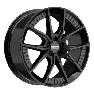 FondMetal Elatha R18 W8 PCD5x112 ET39 DIA66.5 Glossy Black