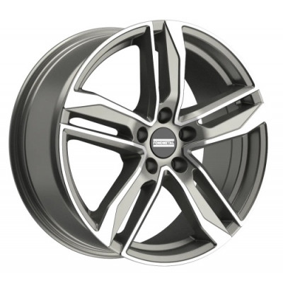 FondMetal Hexis R18 W8 PCD5x112 ET29 DIA66.5 Glossy Titanium Machined