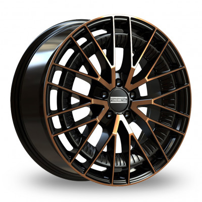 FondMetal Kari R20 W8.5 PCD5x112 ET50 DIA66.5 Glossy Black Bronze Machined