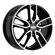 FondMetal Koros R16 W6.5 PCD5x112 ET43 DIA57.1 Glossy Black Machined