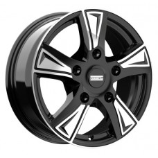 FondMetal Pro1 R16 W6.5 PCD5x112 ET48 DIA66.5 Glossy Black Machined