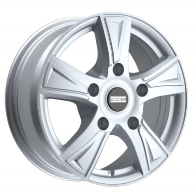 FondMetal Pro1 R16 W6.5 PCD5x112 ET48 DIA66.5 Glossy Silver