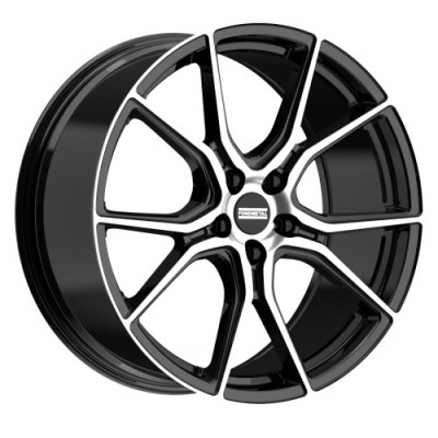 FondMetal STC-45 R20 W10.5 PCD5x112 ET45 DIA75.1 Glossy Black Machined