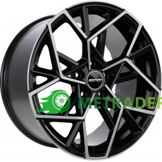 GMP Italia Cartesio R18 W7.5 PCD5x108 ET45 DIA73.1 Black Diamond