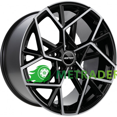 GMP Italia Cartesio R19 W8 PCD5x114.3 ET35 DIA73.1 Black Diamond