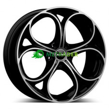 GMP Italia Drake R18 W8 PCD5x110 ЕТ33 DIA65.1 Black Diamond
