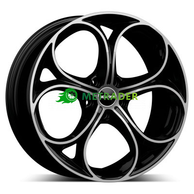 GMP Italia Drake R19 W8 PCD5x110 ET33 DIA65.1 Black Diamond