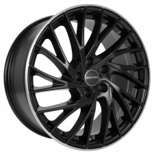 GMP Italia Enigma R18 W8 PCD5x112 ET30 DIA75.1 Matt Black Diamond Lip