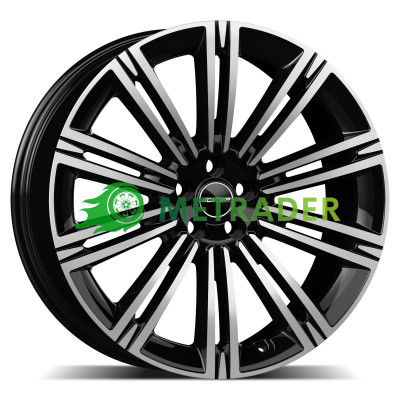 GMP Italia Experience R23 W9.5 PCD5x120 ET40 DIA72.6 Black Diamond