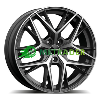 GMP Italia Lunica R19 W7.5 PCD5x108 ET42 DIA73.1 Matt Anthracite Diamond