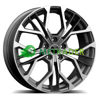 GMP Italia Matisse R18 W7.5 PCD5x112 ET45 DIA66.5 Matt Anthracite Diamond