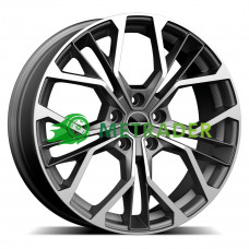 GMP Italia Matisse R15 W5.5 PCD4x100 ET35 DIA54.1 Matt Anthracite Diamond