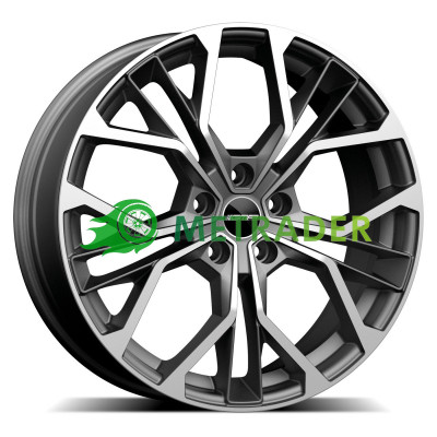GMP Italia Matisse S R18 W8 PCD5x112 ET45 DIA57.1 Matt Anthracite Diamond