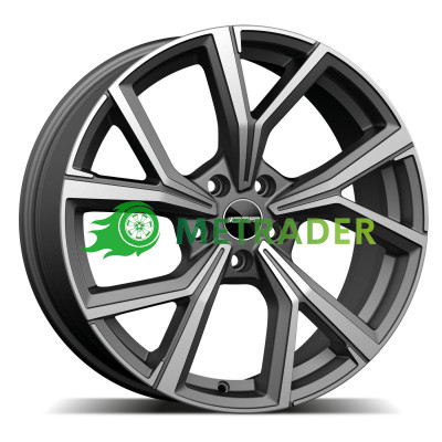 GMP Italia Mentor R20 W8 PCD5x112 ET45 DIA57.1 Matt Anthracite Diamond