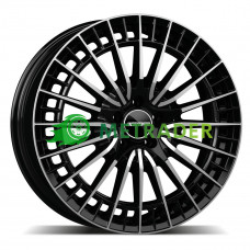 GMP Italia Qstar R18 W7.5 PCD5x112 ET45 DIA66.6 Black Diamond