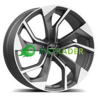 GMP Italia Rebel R20 W9 PCD5x112 ЕТ20 DIA66.5 Matt Anthracite Diamond