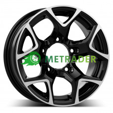 GMP Italia SJ15 R15 W5.5 PCD5x139.7 ET5 DIA108 Black Diamond
