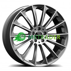 GMP Italia Stellar R22 W10 PCD5x112 ET20 DIA66.6 Anthracite Diamond