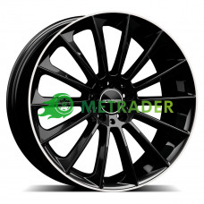GMP Italia Stellar R22 W10 PCD5x112 ET20 DIA66.6 Black Diamond Lip