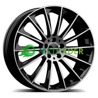 GMP Italia Stellar R22 W10 PCD5x112 ET20 DIA66.6 Black Diamond